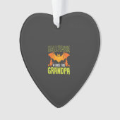 Halloween Opa Fledermaus Hexe Wünsche Ornament (Vorderseite)