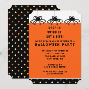 Halloween-Open House Einladung