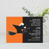 Halloween Open House Invitation Einladung (Stehend Vorderseite)
