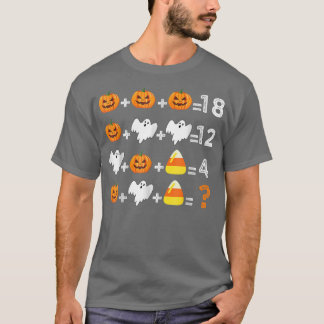 Halloween Operationsreihe Quiz Mathe Lehrer Ma T-Shirt