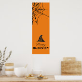 Halloween Orange Banner Poster (Küche)