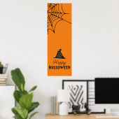 Halloween Orange Banner Poster (Heimbüro)