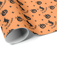 Halloween Orange Black Spooky Pumpkin Hexe