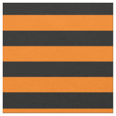 Halloween Orange Black Stripes Muster Moderner Chi Stoff (Nahaufnahme)
