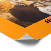 Halloween Orange Border - Sofortdownload oder Poster (Ecke)