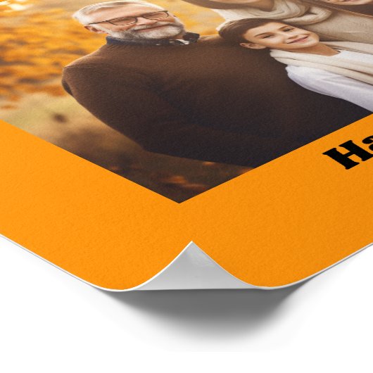 Halloween Orange Border - Sofortdownload oder Poster (Ecke)