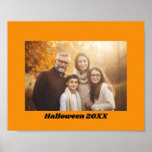 Halloween Orange Border - Sofortdownload oder Poster (Vorne)