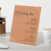 Halloween Orange Brautparty Bar Sockelschild (In SItu)