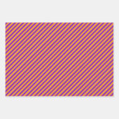 Halloween Orange Ghost Niedlich Stripes Docks Kind Geschenkpapier Set (Vorderseite 2)