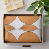 HALLOWEEN ORANGE GROSSE KREISEVERZEICHNIS SEIDENPAPIER (Geschenk)