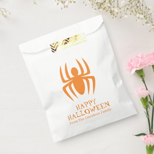 Halloween-Orange-Leckerei Geschenktütchen (Versiegelt)