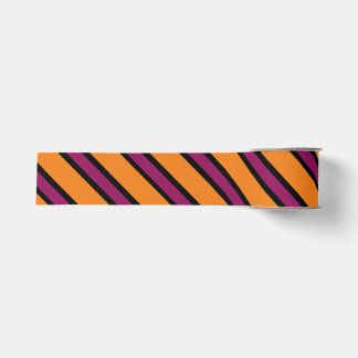 Halloween Orange, Lila und Schwarz gestreifter Ban Ripsband