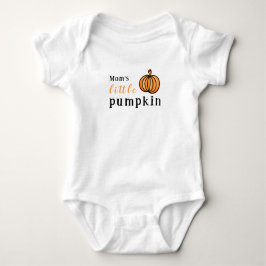 Halloween Orange Little Pumpkin Baby Strampler