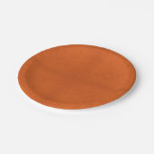 Halloween, Orange Paper Plate Pappteller (Schrägansicht)