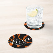 Halloween Orange Pop Untersetzer (Vor Ort)