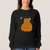 Halloween Orange Pumpkin Cat Butt For Cat Sweatshirt (Vorderseite)