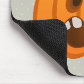 Halloween Orange Pumpkin Jack-o'-Laterne Mousepad (Ecke)