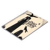 Halloween-Orange-SpiralNotebook Notizblock (Linke Seite)