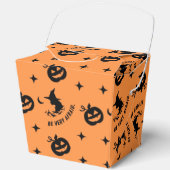 Halloween Orange Spooky Pumpkin Hexe Geschenkschachtel (Vorderseite)