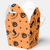 Halloween Orange Spooky Pumpkin Hexe Geschenkschachtel (Offen)