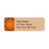 Halloween Orange Tartan (Vorne)