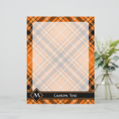 Halloween Orange Tartan (Stehend Vorderseite)