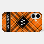 Halloween Orange Tartan Case-Mate iPhone Hülle (Rückseite (Horizontal))