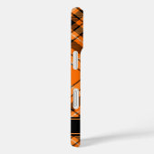 Halloween Orange Tartan Case-Mate iPhone Hülle (Rückseite / Rechts)