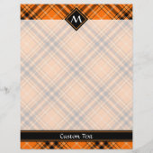 Halloween Orange Tartan Flyer (Hinten)