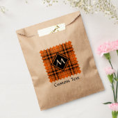 Halloween Orange Tartan Geschenktütchen (Versiegelt)