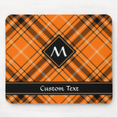 Halloween Orange Tartan Mousepad (Vorne)