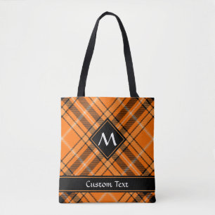 Halloween Orange Tartan Tasche