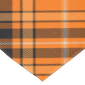 Halloween Orange Tartan Tischdecke (Schrägansicht)