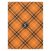 Halloween Orange Tartan Tischdecke (Vorderseite)