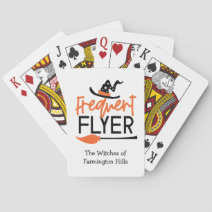 Halloween Orange und Black Funny Playing Cards Spielkarten