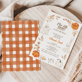 Halloween Orange unsere kleine Boo Baby-Dusche Einladung