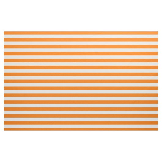 Halloween Orange White Stripes Muster Moderner Chi Stoff (Yard (91,4 cm))