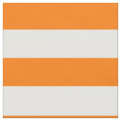 Halloween Orange White Stripes Muster Moderner Chi Stoff (Nahaufnahme)