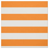 Halloween Orange White Stripes Muster Moderner Chi Stoff (Muster)
