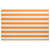 Halloween Orange White Stripes Muster Moderner Chi Stoff (Fat Quarter (45,7 x 55,9 cm))