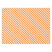 Halloween Orange White Stripes Zuhause Party Dekor Tischdecke (Vorderseite (Horizontal))