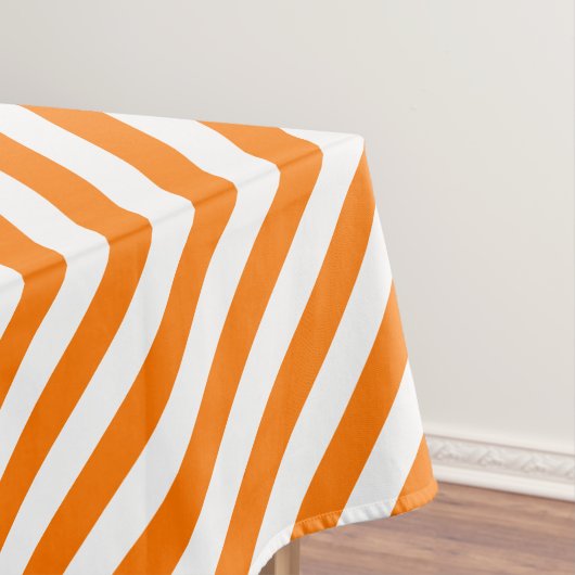 Halloween Orange White Stripes Zuhause Party Dekor Tischdecke (Beispiel)