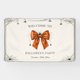 Halloween-Orangenbogen Banner
