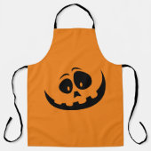 Halloween-Orangenkürbis lustig Schürze (Vorderseite)