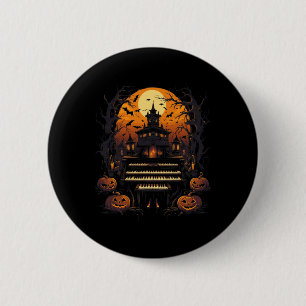 Halloween Orgelspielermusik Button