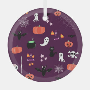 Halloween Ornament Aus Glas