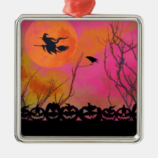 Halloween Ornament Aus Metall (Vorne)
