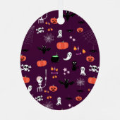 Halloween Ornament Aus Metall (Rückseite)