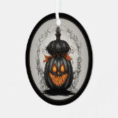 Halloween Ornament Aus Metall (Vorderseite links)