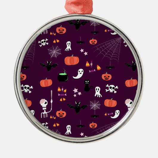 Halloween Ornament Aus Metall (Vorne)